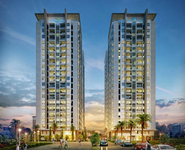 Luxcity Quận 7 Căn hộ Luxcity tầng thấp, nội thất cơ bản, 2 phòng ngủ.