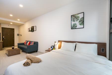 Officetel SAIGON ROYAL Bán căn hộ officetel Saigon Royal, tầng thấp, diện tích 35m2, đầy đủ nội thất