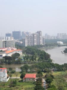 View Saigon South Residence  Căn hộ Saigon South Residence tầng thấp, view sông thoáng mát.