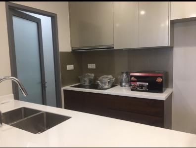 phòng bếp căn hộ Đảo Kim Cương Bán căn hộ view nội khu Đảo Kim Cương, nội thất đầy đủ