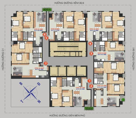 Pearl Plaza - Mat-bang-can-ho-Pearl-Plaza