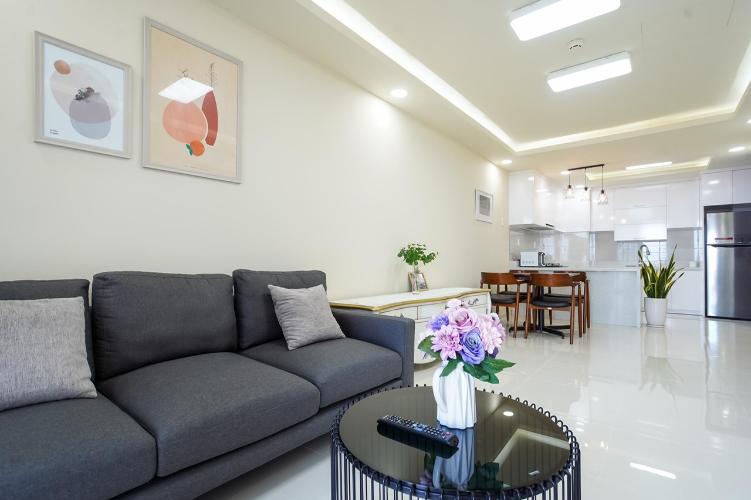 Căn hộ Saigon South Residence tầng cao, đầy đủ nội thất.