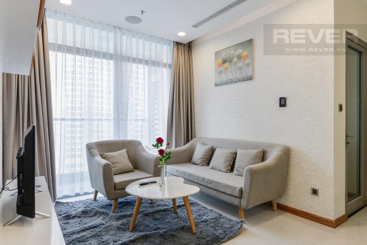 Phòng khách Căn hộ Vinhomes Central Park 2 phòng ngủ tầng cao Park 6