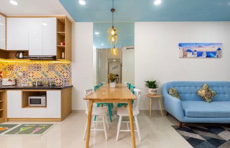 Không gian căn hộ The Sun Avenue Căn hộ The Sun Avenue nội thất hiện đại, view thành phố sầm uất.