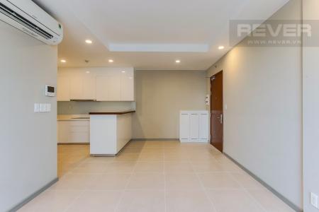 Phòng Khách Căn hộ The Gold View 1 phòng ngủ tầng thấp A3 nội thất cơ bản