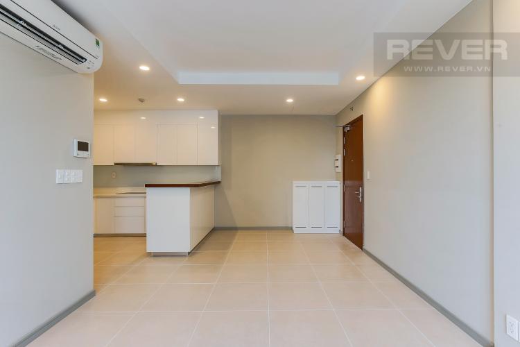 Phòng Khách Căn hộ The Gold View 1 phòng ngủ tầng thấp A3 nội thất cơ bản