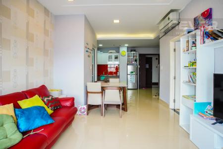 Phòng khách căn hộ SUNRISE CITY Cho thuê căn hộ Sunrise City 1 phòng ngủ, diện tích 60m2, đầy đủ nội thất, view thông thoáng