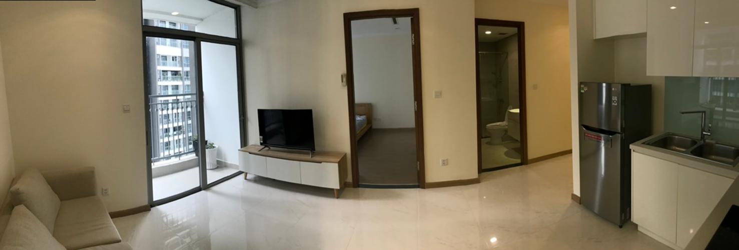 căn hộ Vinhomes Central Park Cho thuê căn hộ tầng cao nội thất cơ bản, view nội khu Vinhomes Central Park
