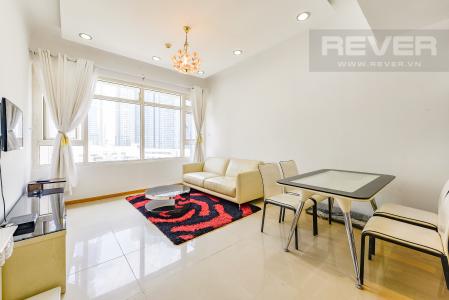 Phòng khách Căn hộ Saigon Pearl 2 phòng ngủ tầng thấp Topaz 2 nội thất đầy đủ