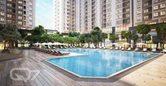 Tiện ích căn hộ q7 boulevard Căn hộ Q7 Boulevard tầng trung, bàn giao kèm nội thất cơ bản.