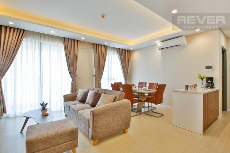 Phòng khách Diamond Island Quận 2 Căn hộ Đảo Kim Cương tầng trung, thiết kế hiện đại.