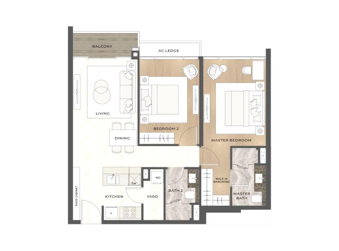 The River Thủ Thiêm - Phòng ngủ Dự án The River Thủ Thiêm