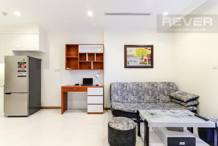 Phòng Khách Căn hộ Vinhomes Central Park 1 phòng ngủ tầng cao L3 nội thất đầy đủ