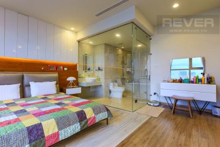 Phòng ngủ chính Căn góc Vinhomes Central Park tầng cao Central 3 view sông