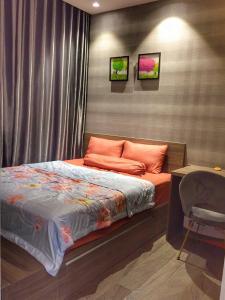 Phòng ngủ căn hộ Sunrise Riverside Cho thuê căn hộ Sunrise Riverside tầng trung, diện tích 83m2 - 2 phòng ngủ, đầy đủ nội thất