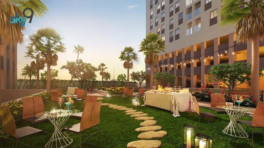 Tiện ích Sky 9, Quận 9 Căn hộ Sky 9 nội thất cơ bản, view nội khu thoáng mát.