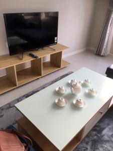 Phòng khách căn hộ MASTERI AN PHÚ Cho thuê căn hộ Masteri An Phú 1 phòng ngủ, tầng thấp, đầy đủ nội thất