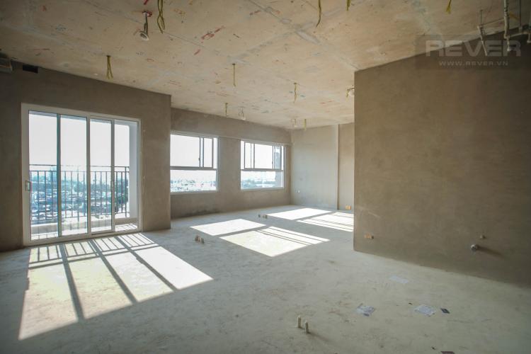 Phòng khách căn hộ SUNRISE RIVERSIDE bàn giao thô Bán căn hộ Sunrise Riverside 2PN, diện tích 70m2, bàn giao thô, view sông và đường Nguyễn Hữu Thọ