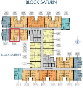 Mặt bằng Q7 Sài Gòn Riverside Căn hộ Q7 Saigon Riverside 2 phòng ngủ, view đường Đào Trí.