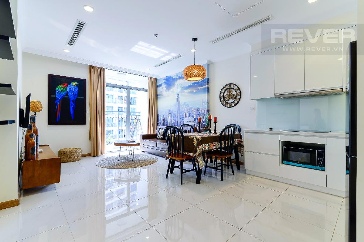 can-ho-vinhomes-central-park Cho thuê căn hộ Vinhomes Central Park 1PN, đầy đủ nội thất, ban công hướng Nam, view mé sông 