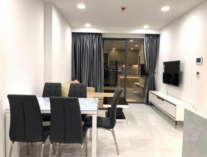 Phòng khách căn hộ Kingdom 101 Căn hộ tầng cao Kingdom 101 view thành phố, nội thất đầy đủ