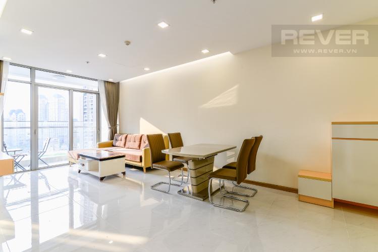 Phòng Khách Căn hộ Vinhomes Central Park 2 phòng ngủ tầng trung P7 full nội thất