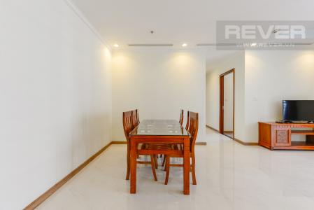 Bàn ăn Căn hộ Vinhomes Central Park 3 phòng ngủ tầng cao C3 đầy đủ nội thất