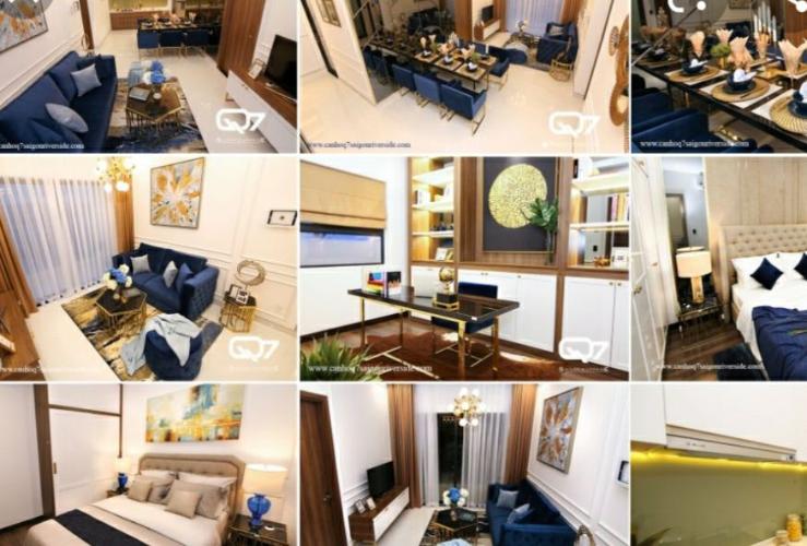  Bán căn hộ Q7 Saigon Riverside 2 phòng ngủ diện tích 53m2, nội thất cơ bản