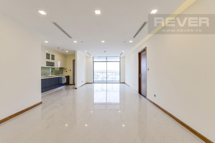 Phòng khách Căn hộ Vinhomes Central Park 3 phòng ngủ tầng cao P5 view sông