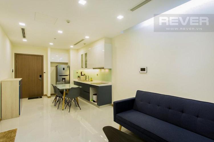 Bán căn hộ Vinhomes Central Park 1PN, tháp Park 7, đầy đủ nội thất, view nội khu yên tĩnh