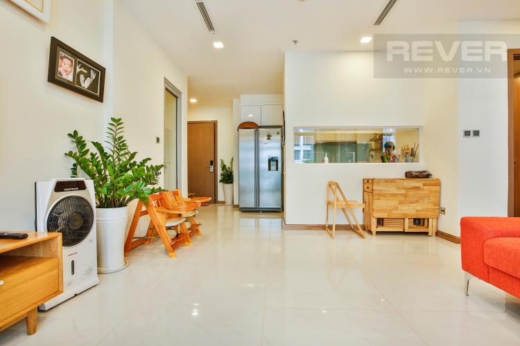 Phòng Khách Căn góc Vinhomes Central Park 3 phòng ngủ tầng cao Park 5 view sông