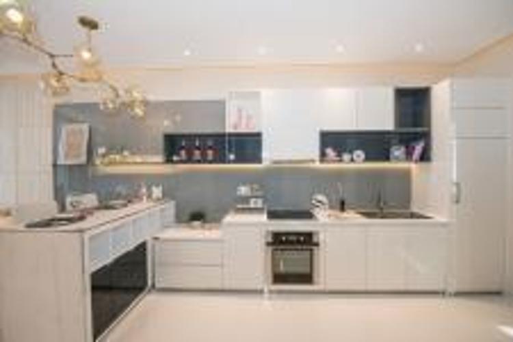 phòng bếp nhà mẫu căn hộ River Panorama Bán căn hộ tầng cao River Panorama, view thành phố thoáng mát.