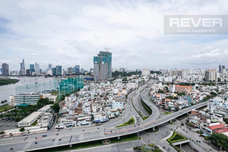 View Căn hộ tầng cao Riverside 90 hướng Tây Nam view về Bitexco Quận 1