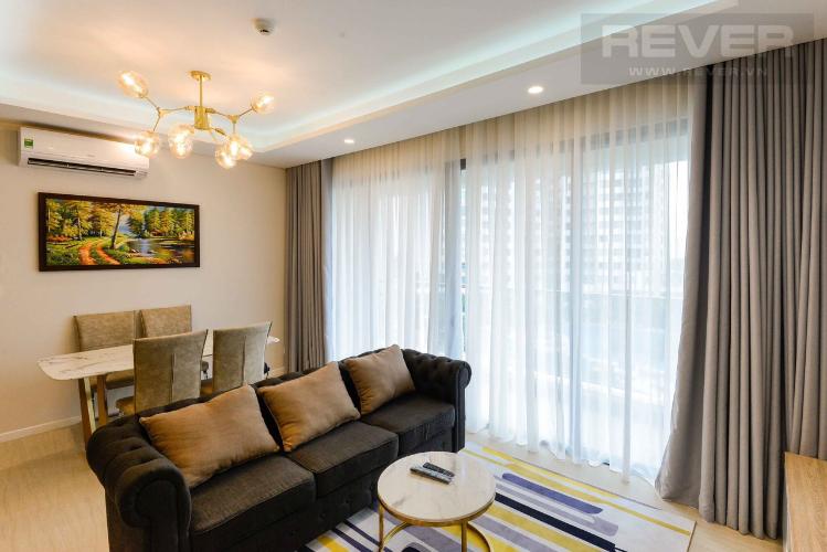 Phòng khách căn hộ DIAMOND ISLAND Căn hộ Diamond Island tầng thấp, diện tích 91m2 - 2 phòng ngủ