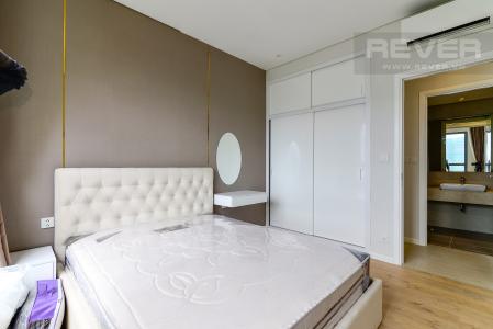 Phòng Ngủ căn hộ DIAMOND ISLAND - ĐẢO KIM CƯƠNG Cho thuê căn hộ Diamond Island - Đảo Kim Cương 1PN, tầng thấp, đầy đủ nội thất, view hồ bơi