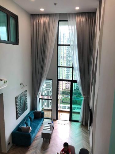 Phòng khách Feliz En Vista Căn hộ Duplex Feliz En Vista tầng cao, view nội khu thoáng mát.
