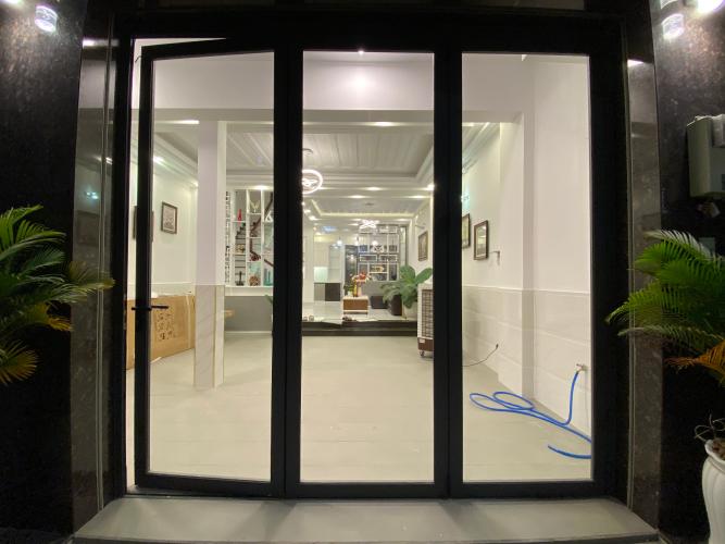 Mặt trước nhà phố Nhà Bè Bán nhà 3 tầng hẻm 52 Đào Tông Nguyên, Nhà Bè, sổ hồng