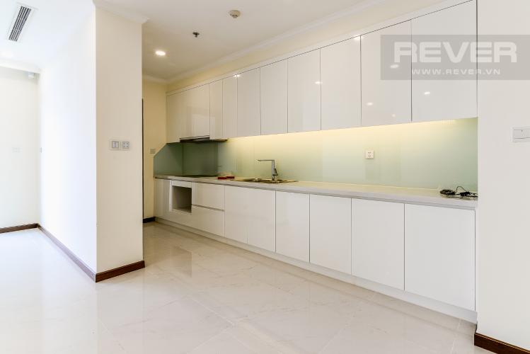 Nhà Bếp Căn hộ Vinhomes Central Park tầng cao L6 thiết kế 4 phòng ngủ view sông