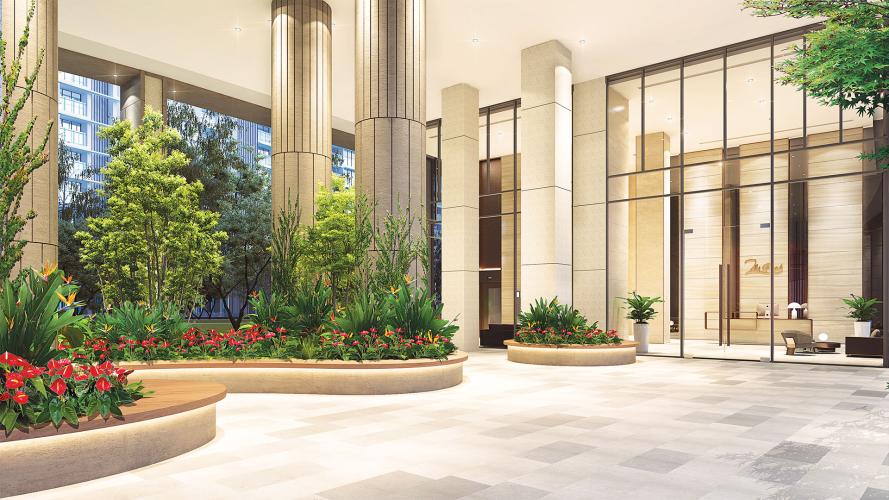 Tiện ích căn hộ Midtown Căn hộ Phú Mỹ Hưng Midtown nội thất cơ bản, view thành phố.