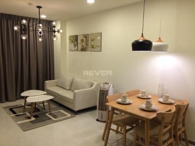 Phòng khách căn hộ Riva Park Căn hộ Riva Park tầng trung đầy đủ nội thất, màu sắc trung tính.