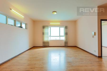 Phòng Khách Căn hộ Copac Square Quận 4 tầng thấp 2 phòng ngủ nội thất cơ bản