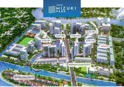 tổng quan dự án căn hộ mizuki park Căn hộ Mizuki Park tầng trung, ban công rộng rãi, thoáng mát.