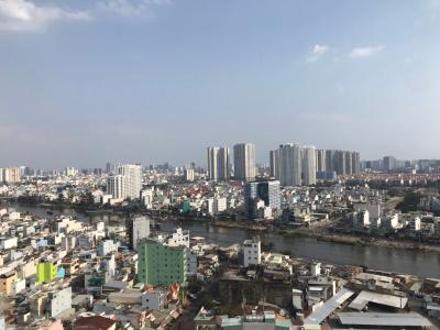 View từ căn hộ Galaxy 9 Bán căn hộ tầng cao Galaxy 9, Quận 4, thiết kế hiện đại, đầy đủ nội thất.
