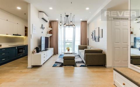 Phòng Khách Căn hộ Happy Residence 2 phòng ngủ tầng trung tháp B nội thất đầy đủ