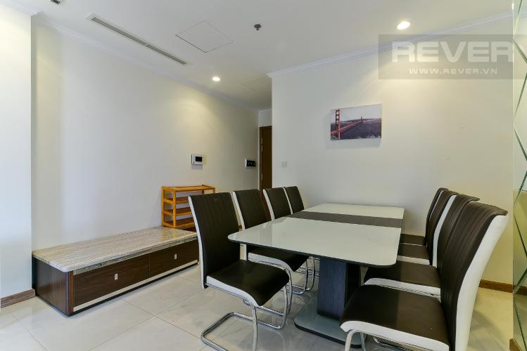 Phòng ăn căn hộ VINHOMES CENTRAL PARK Cho thuê căn hộ Vinhomes Central Park 2PN, tháp Landmark 3, đầy đủ nội thất, view thành phố