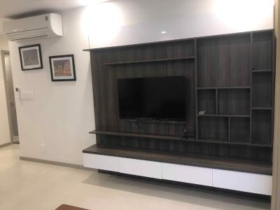 Phòng khách The Gold View, Quận 4 Căn hộ The Gold View 2 phòng ngủ, nội thất sang trọng.