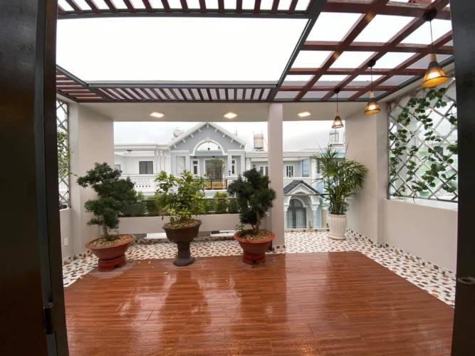 Sân thượng nhà phố Nhà Bè Bán nhà 3 tầng hẻm 52 Đào Tông Nguyên, Nhà Bè, sổ hồng