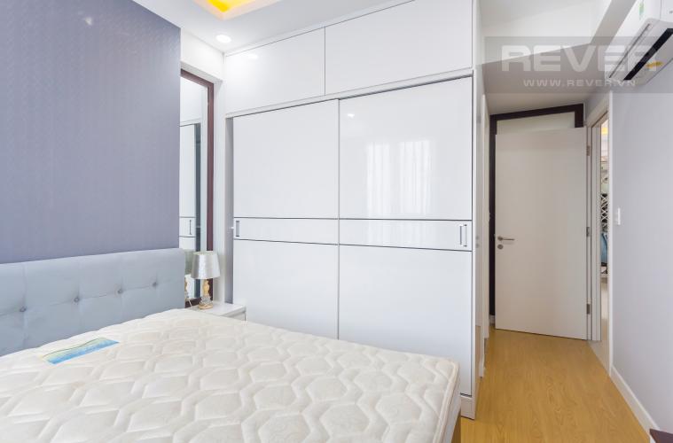 Phòng ngủ 2 Căn hộ Masteri Thảo Điền tầng cao tháp T1B view nhìn về Quận 1