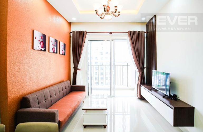 Phòng Khách Cho thuê căn hộ Sunrise Riverside 2PN, hướng Nam, đầy đủ nội thất, view hồ bơi