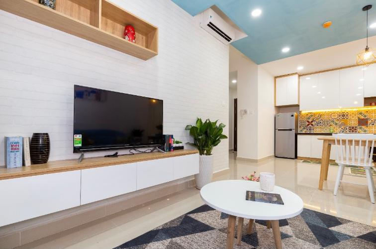 Phòng ngủ căn hộ The Sun Avenue Căn hộ The Sun Avenue nội thất hiện đại, view thành phố sầm uất.